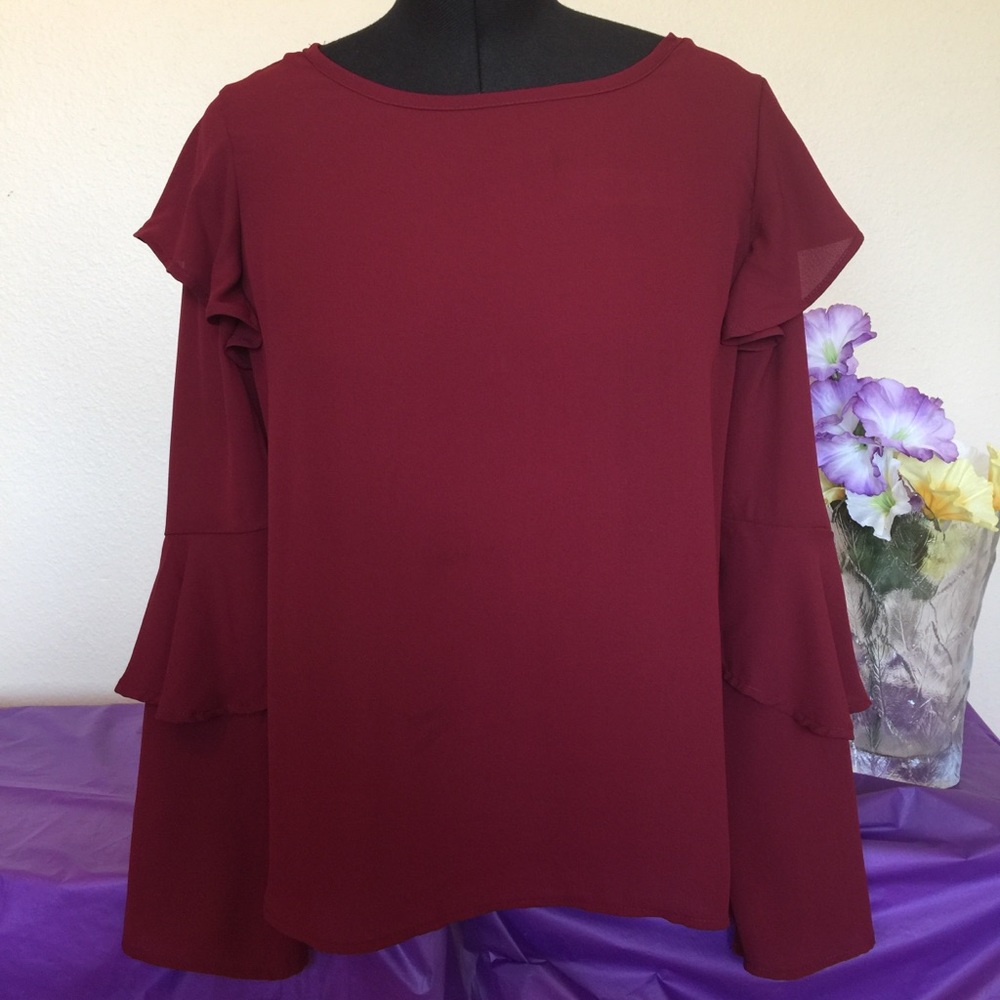 Wishful Parks Long Sleeve Blouse